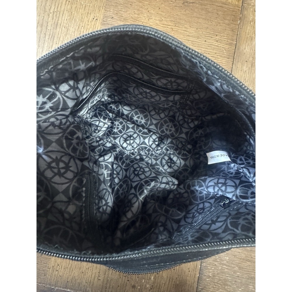 Nicole by Nicole Miller Black Shoulder Bag 12x11 - Picture 9 of 11